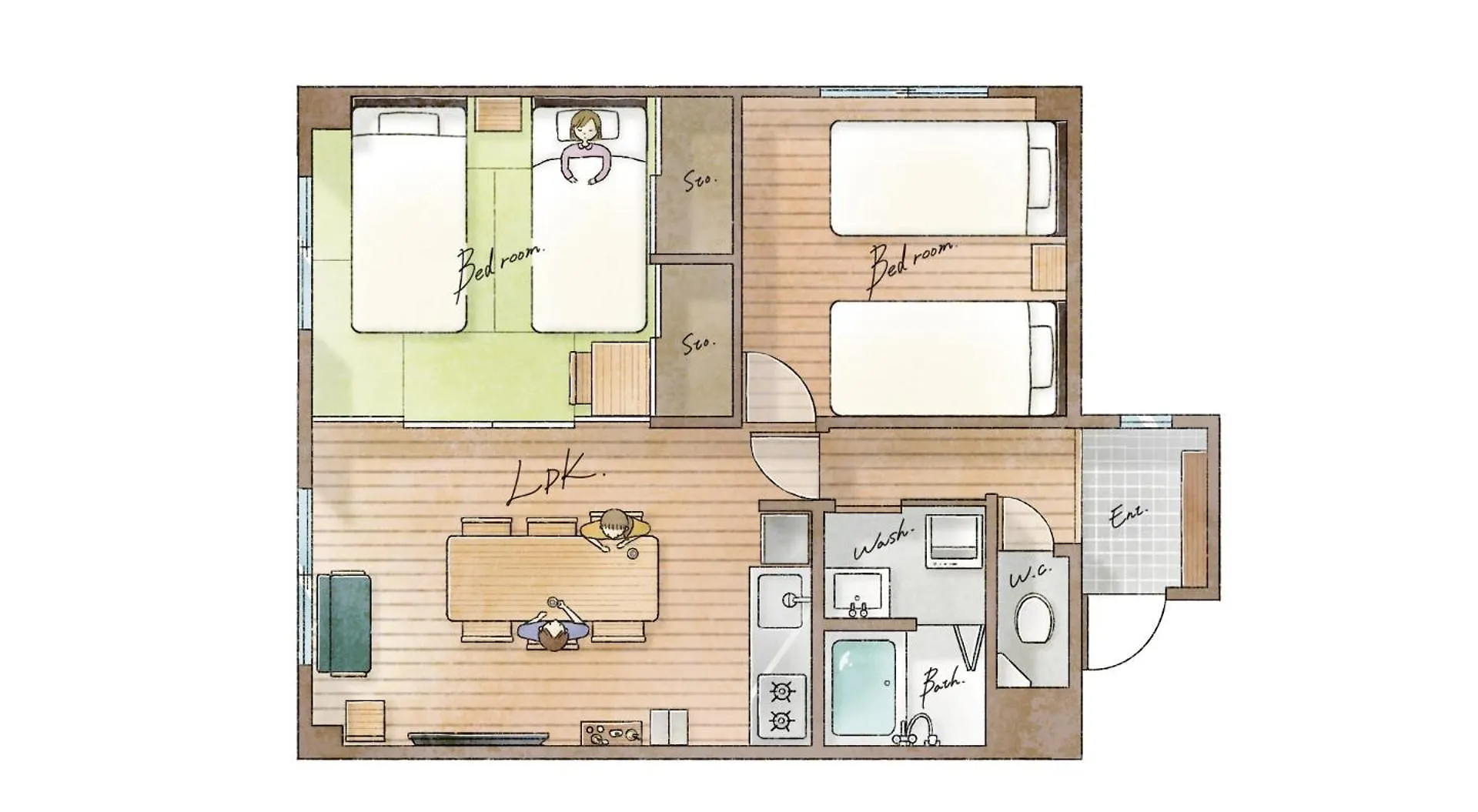 レイクトーヤビルディング Apartment Toyako
